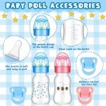Reborn Doll Accessory Set: Pacifiers & Bottles