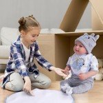 6-Piece Dinosaur Clothes Set for Reborn Dolls