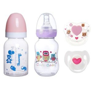 4 Pcs Reborn Doll Feeding Bottle Set