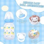 CHAREX Feeding Bottle & Pacifier Set for Reborn Dolls