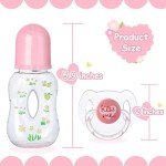 Reborn Baby Doll Bottle and Pacifier Set