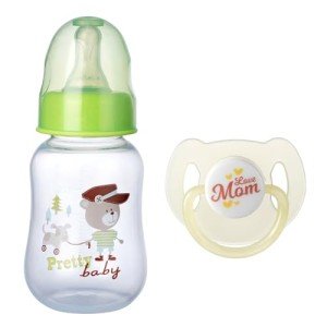 Reborn Baby Doll Feeding Bottle & Pacifier Set