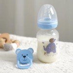 4 Pcs Baby Doll Bottles & Pacifiers Set