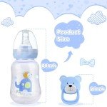 4 Pcs Baby Doll Bottles & Pacifiers Set
