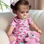 Adorable 20-Inch Realistic Smiling Baby Doll