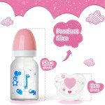 JIZHI Baby Doll Feeding Bottle & Pacifier Set