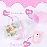 Reborn Doll Bottle and Magnetic Pacifier Set