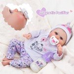 Reborn Baby Doll Bottle and Pacifier Set