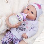 Reborn Baby Doll Bottle and Pacifier Set