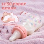 Aori Reborn Doll Accessories: Pink Pacifier & Bottle