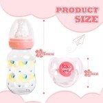 Aori Reborn Doll Accessories: Pink Pacifier & Bottle
