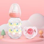 Aori Reborn Doll Accessories: Pink Pacifier & Bottle