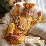 20-Inch Lifelike Reborn Baby Girl Doll Set