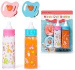Magical Baby Doll Bottles with Pacifier Set