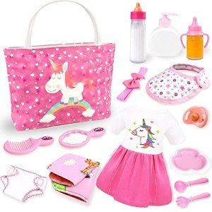 Baby Doll Feeding and Caring Accessories Set