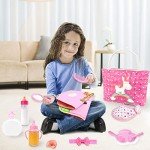 Baby Doll Feeding Set with Diaper Bag
