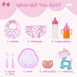 9-Piece Reborn Doll Accessories Feeding Set