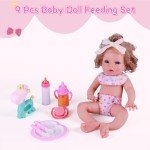 9-Piece Reborn Doll Accessories Feeding Set