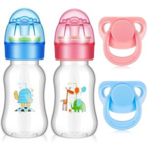 Reborn Doll Accessories Set: Pacifiers & Bottles