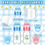 Reborn Doll Accessories Set: Pacifiers & Bottles