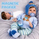 Blue Pacifier & Feeding Bottle Set for Reborn Dolls