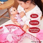 18-Piece Baby Doll Accessories Set with Case