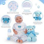 9-Piece Reborn Baby Doll Clothes & Accessories Set