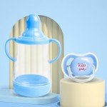 Blue Pacifier & Feeding Bottle Set for Reborn Dolls