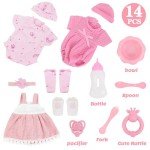 Unicorn Element 14" Reborn Baby Doll Set