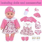 Reborn Baby Doll Playset with Clothes & Accessories