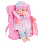 12 Inch Reborn Baby Doll with Clothes & Carrier