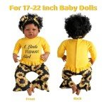 Sunflower Baby Doll Clothes & Accessories Set