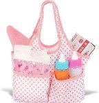 Colorful Diaper Bag Set for Reborn Dolls