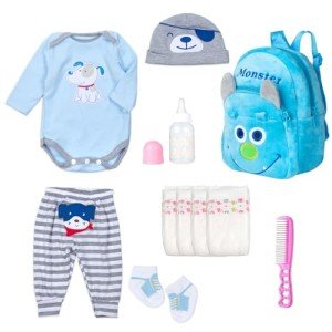 Blue Puppy Outfit for 17-22 Inch Reborn Dolls