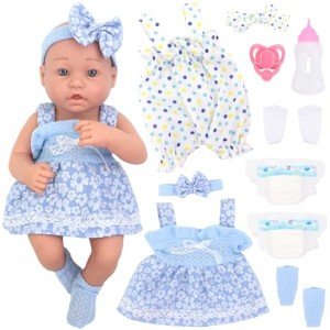 14-Inch Unicorn Reborn Baby Doll with Accessories