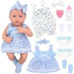 14-Inch Unicorn Reborn Baby Doll with Accessories