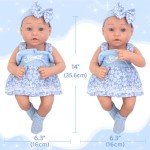 14-Inch Unicorn Reborn Baby Doll with Accessories
