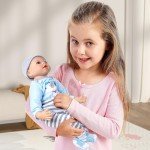 Blue Puppy Outfit Set for Reborn Dolls, 11 Pcs