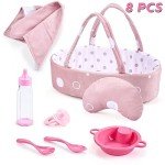 8-Piece Accessory Set for Baby Dolls