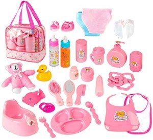 Fash n Kolor Doll Feeding Set with Accessories