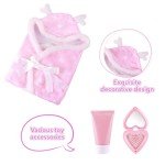 3-Piece Reborn Doll Blanket Set with Accessories