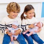 Pink Baby Doll Bottle, Rattle & Pacifier Set