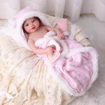 3-Piece Reborn Doll Blanket Set with Accessories