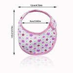 4-Pack Doll Diapers & Bibs for Baby Dolls