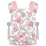 Pink Peony Reborn Baby Doll Carrier for Girls