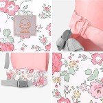 Pink Peony Reborn Baby Doll Carrier for Girls