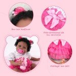 Aori Lifelike 22-Inch Reborn Black Girl Doll