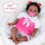 Aori Lifelike 22-Inch Reborn Black Girl Doll