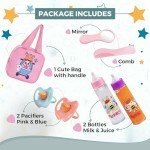 Adorable 7-Piece Baby Doll Accessories Set