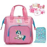 HappyVk Unicorn Baby Doll Diaper Bag Set